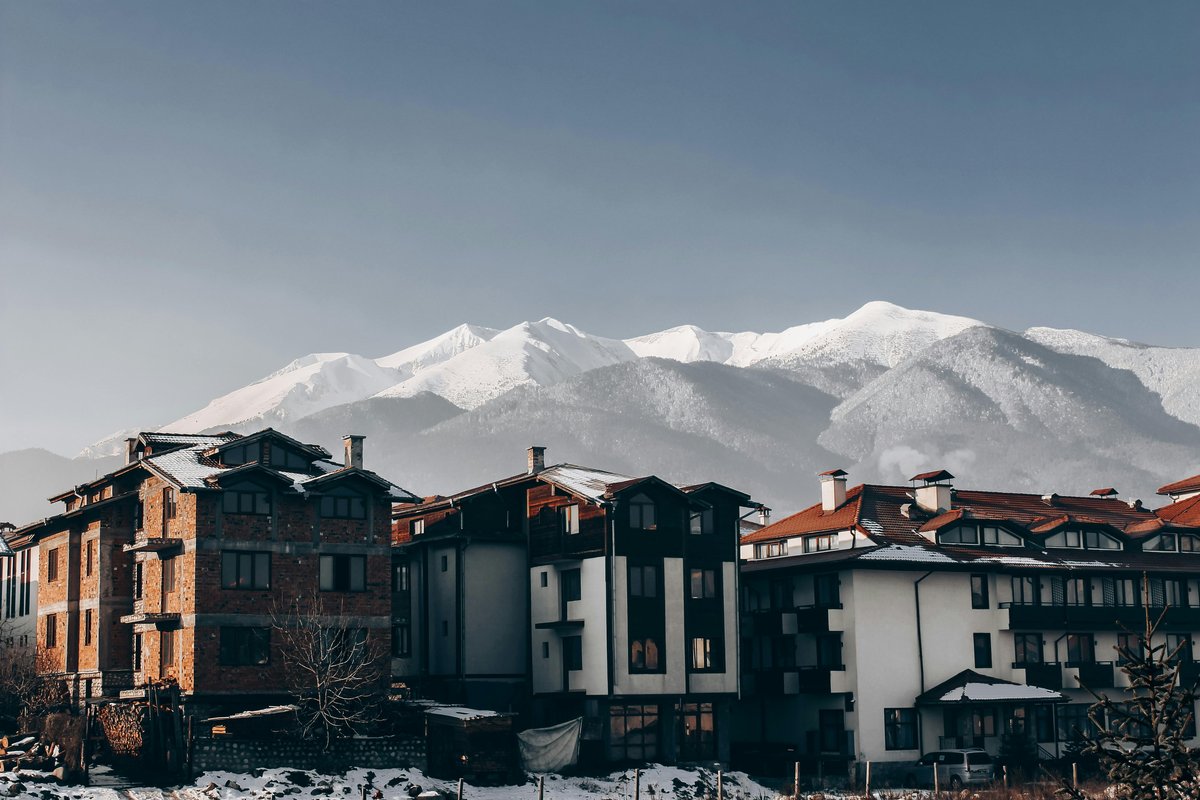 Bansko und die Pirin-Berge im Winter